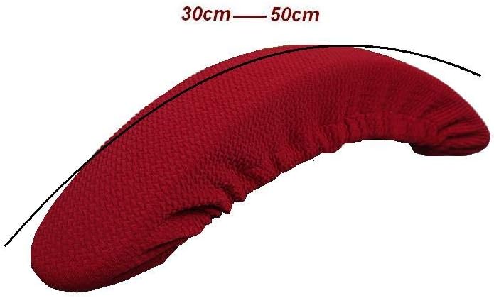 Isccdy Removable Washable Office Chair Armrest Slipcovers Covers Pads (Wine red) - Image 2